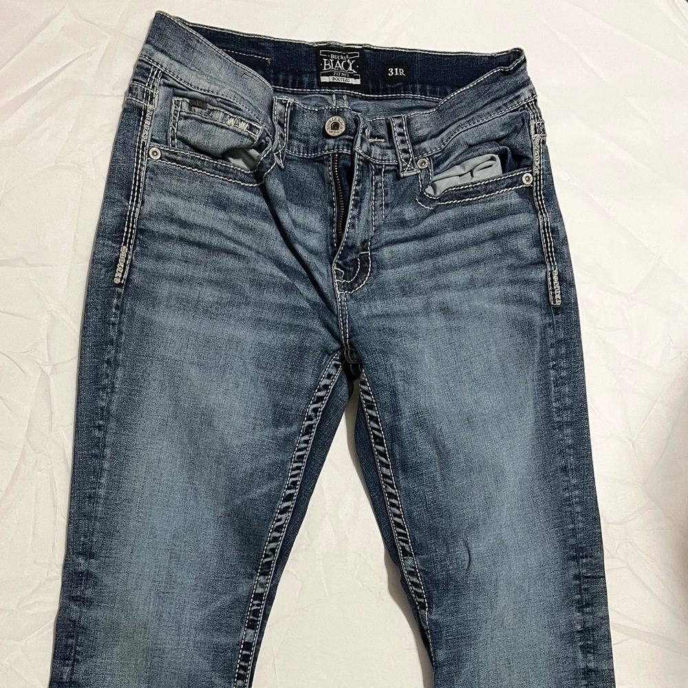 Buckle Black Jeans ( waist 31 )